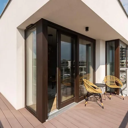 Lägenhet Flatbook - Yacht Harbor Premium Apartments Sol Marina Wislinka